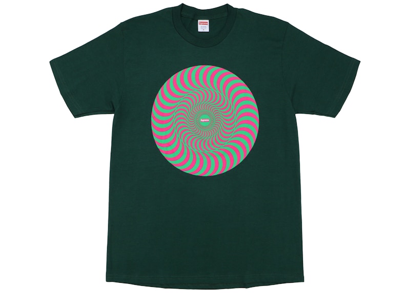 Supreme Spitfire Classic Swirl T-Shirt Dark Green