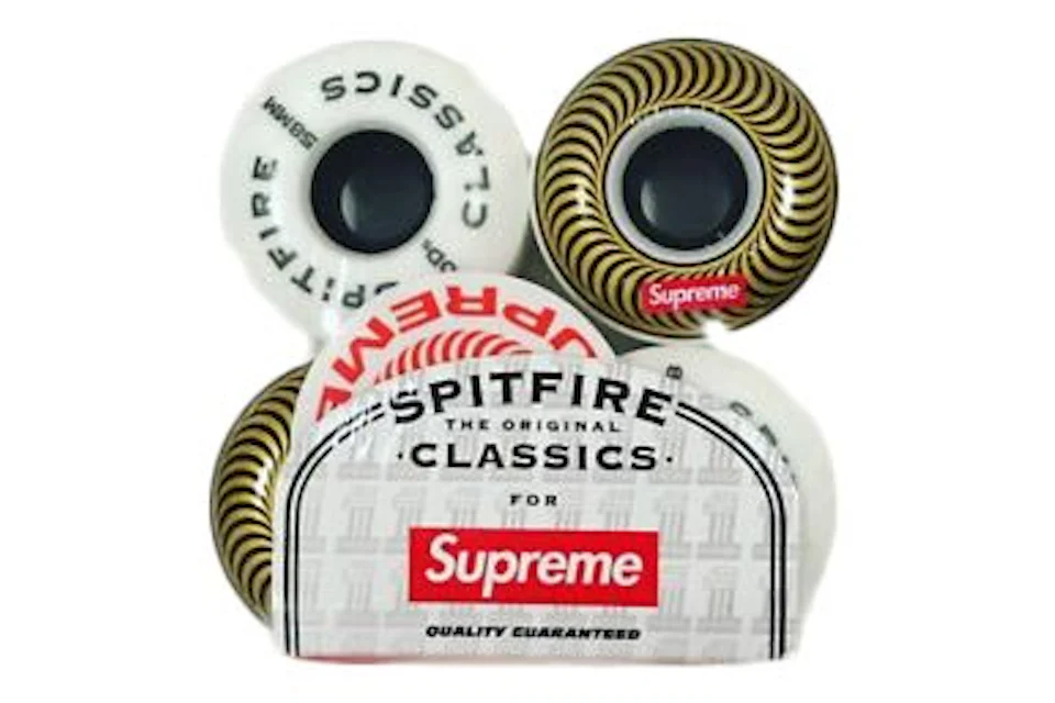 Supreme Spitfire Classic Wheels (Set of 4) Gold 58MM