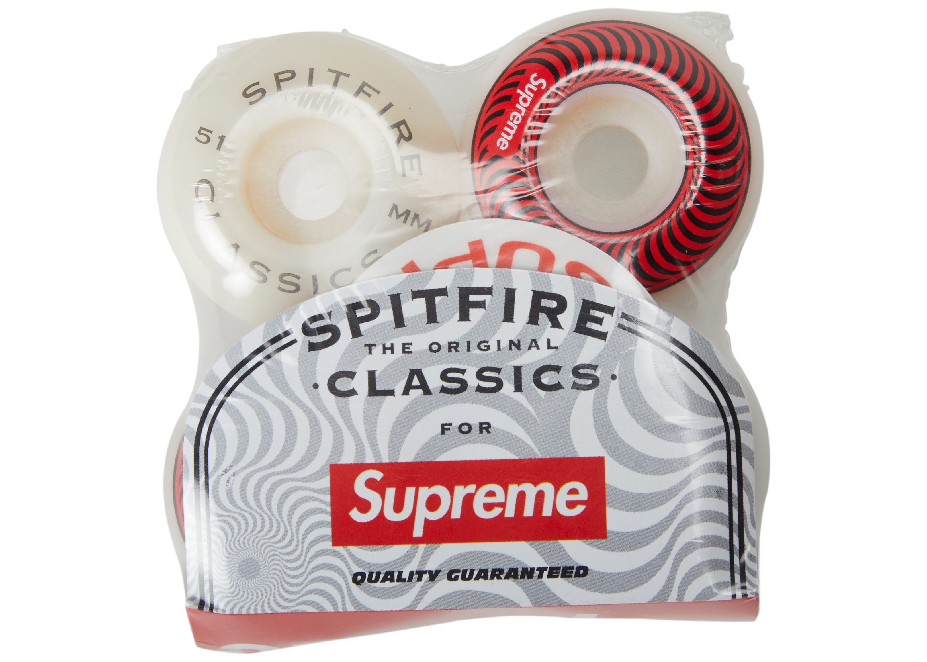 Supreme Spitfire Classic Wheels (Set of 4) Red 51MM - GB