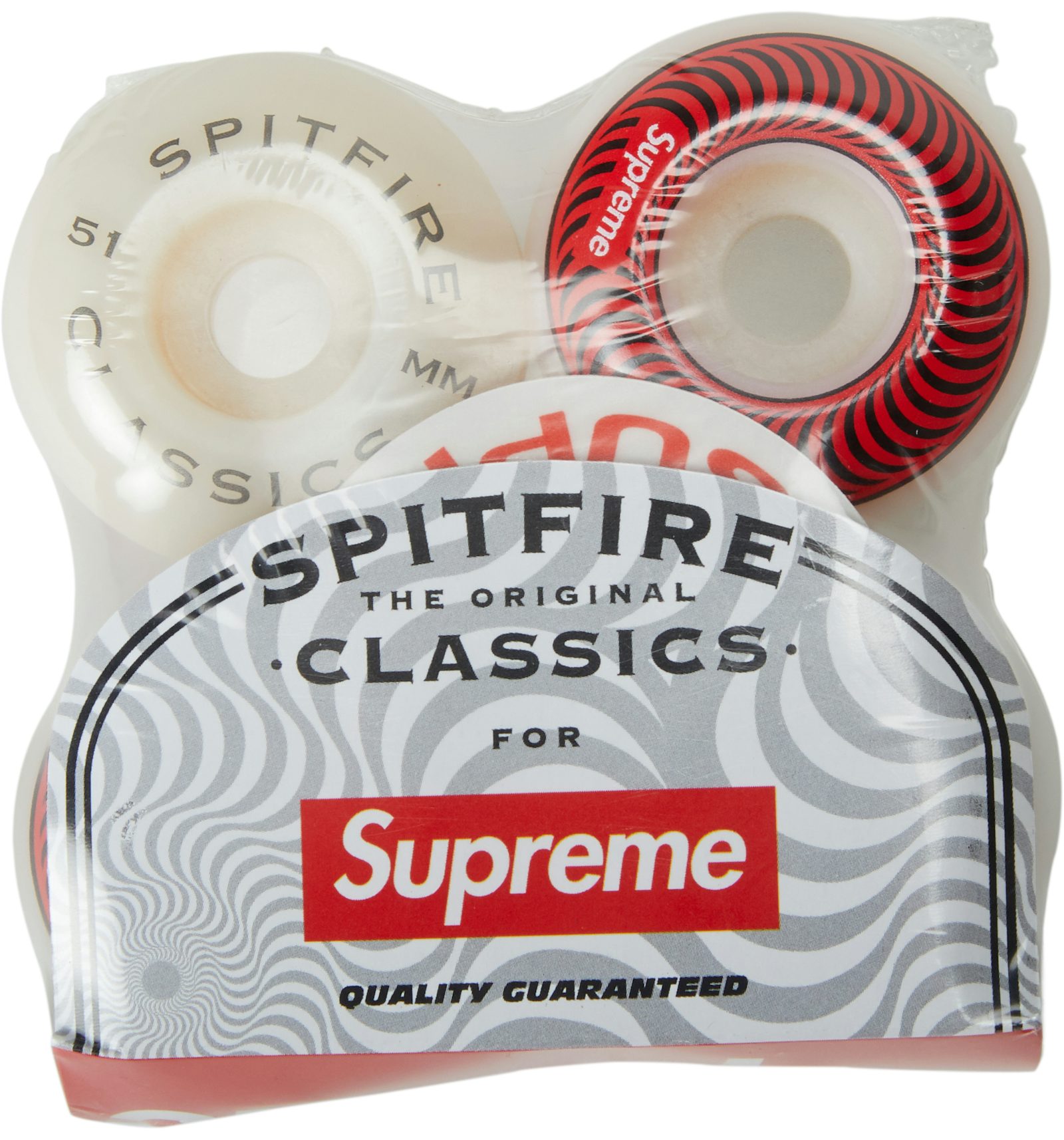 Supreme Spitfire Classic Wheels (Set of 4) Red 51MM - GB