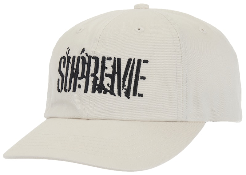 SUPREME BigStitah 6-Panel キャップ白 SUPREME BigStitah 6-Panel キャップ白 Supreme - SUPREME BigStitah 6