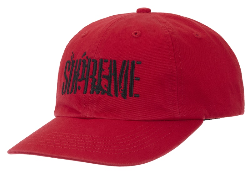 【最安値】Supreme Patches 6-Panel Red Supreme Splatter 6-Panel Red - US