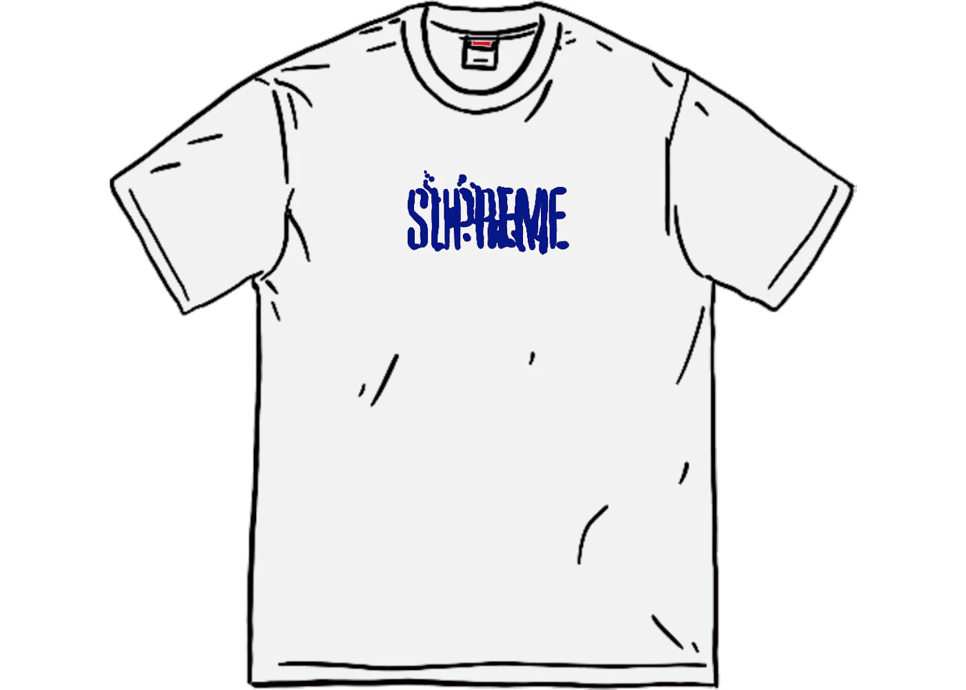 Supreme Splatter S S Top White