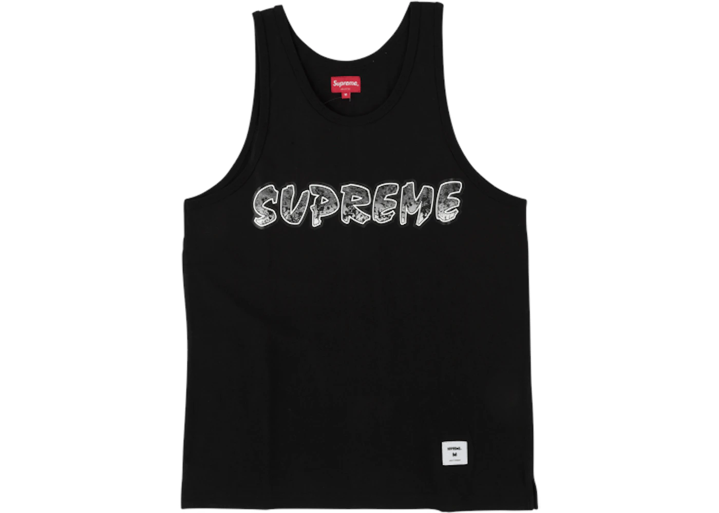 Supreme Splatter Tank Top Black メンズ - SS18 - JP Supreme Splatter Tank Top Black メンズ - SS18 - JP