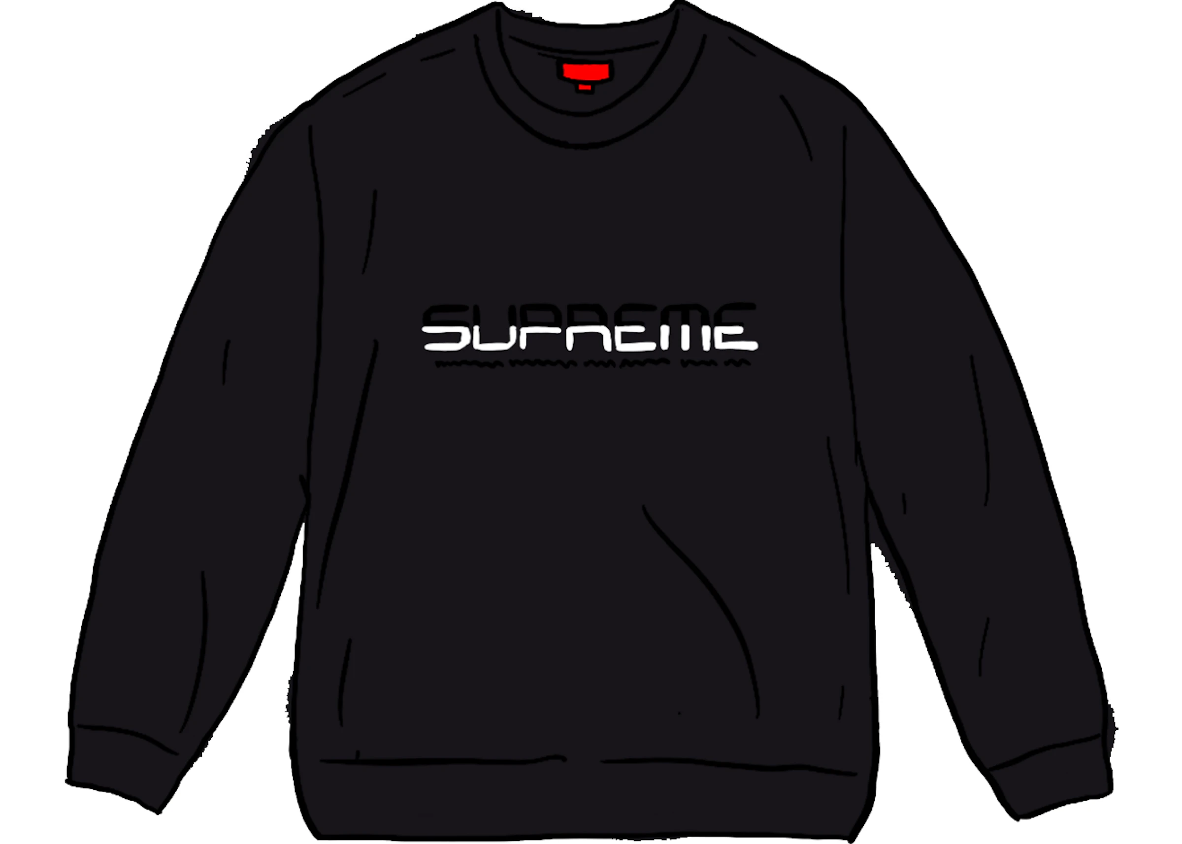 Supreme Split Logo Pullover Black - SS21 - US