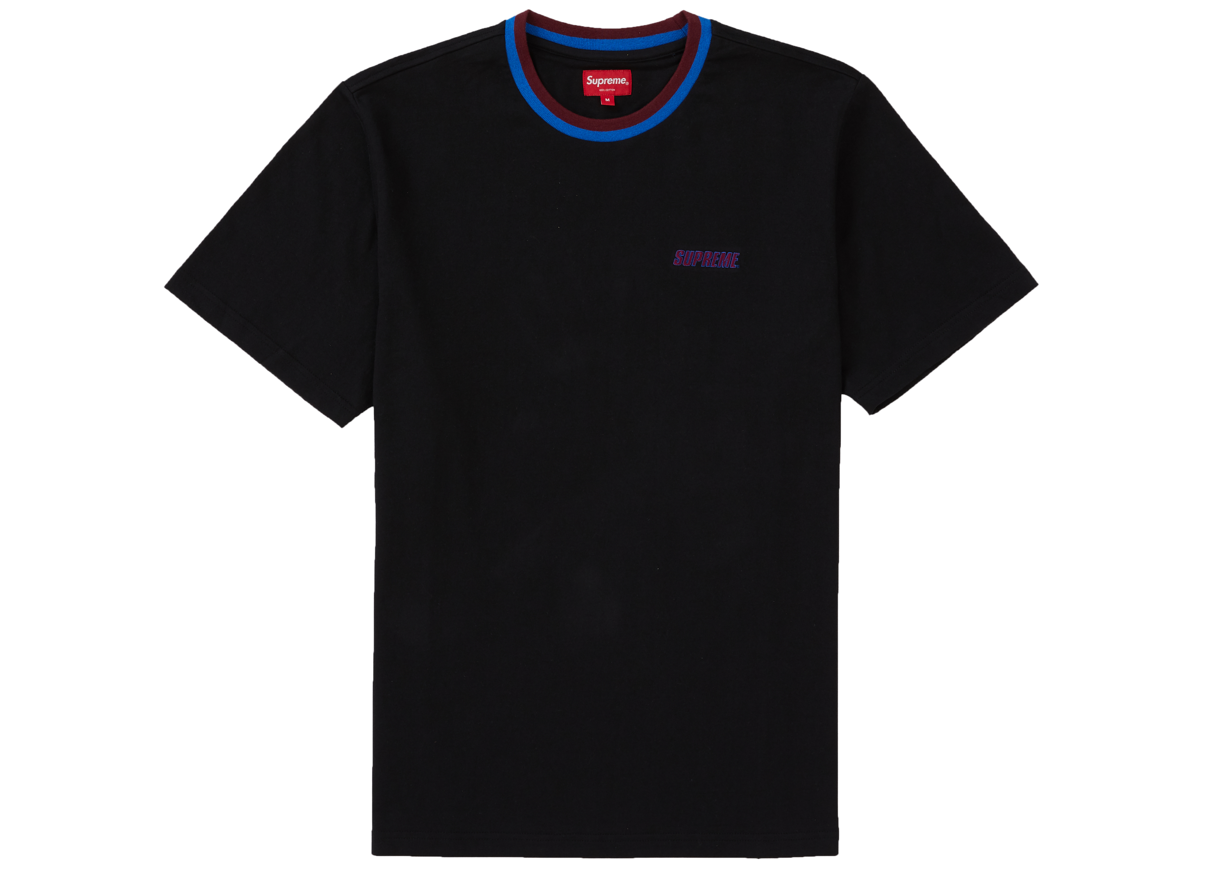 Supreme Split Rib S/S Top Black メンズ - SS19 - JP