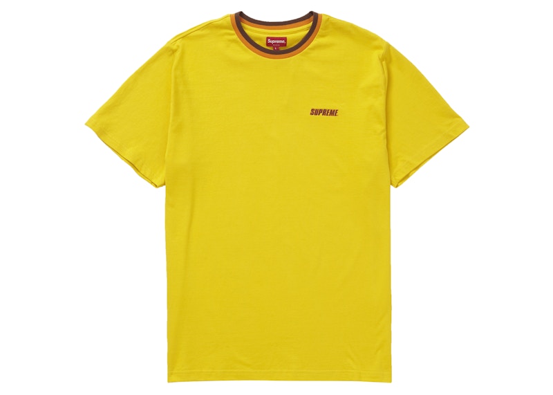 Supreme Split Rib S/S Top Mustard メンズ - SS19 - JP