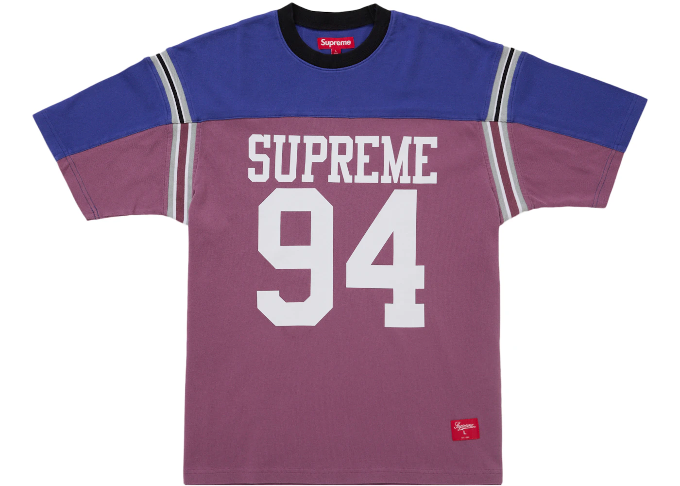 Supreme Split S/S Football Top Dusty Purple 男装 - SS25 - CN