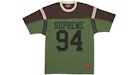 Supreme Split S/S Football Top Green