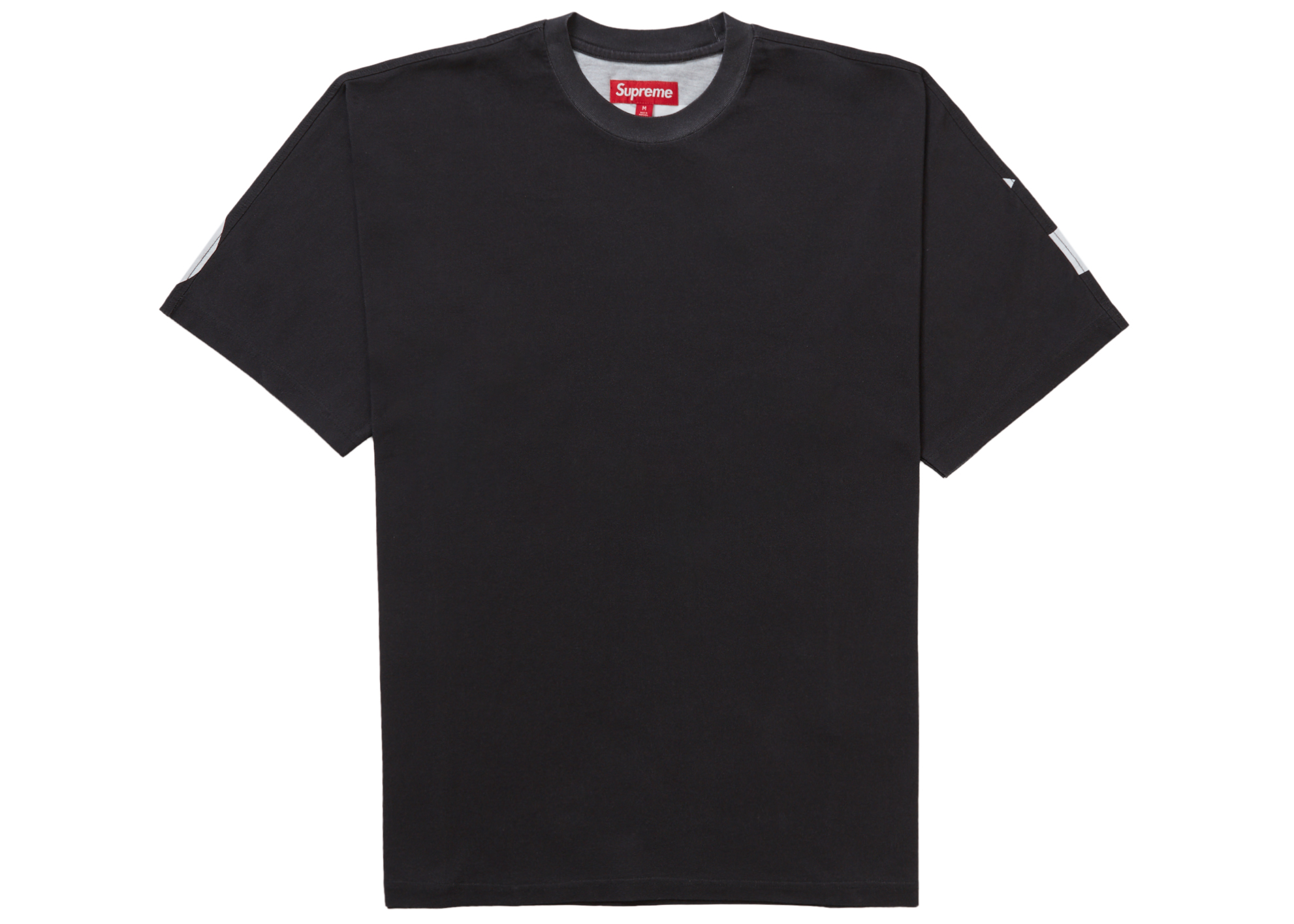 カラーBLACK黒【M】Supreme Split S/S Top スプリット Tシャツ ブラック