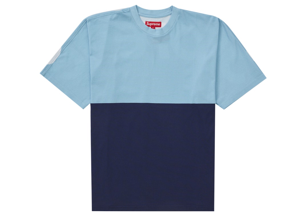 Pre-owned Supreme Split S/s Top (fw23) Blue