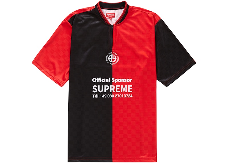 Supreme Hooded Soccer Jersey Black M