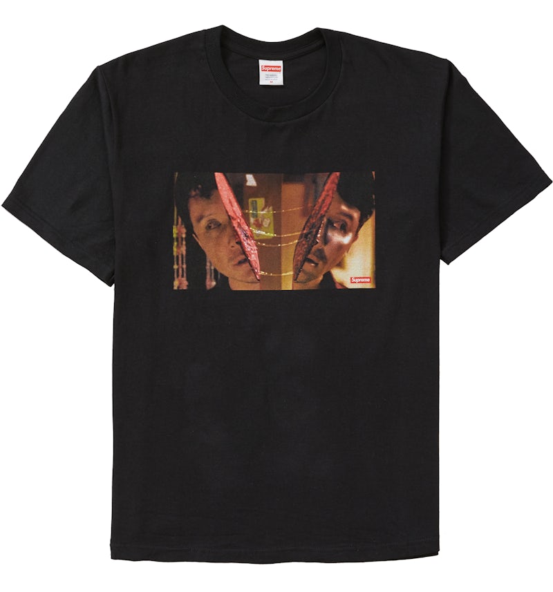 Supreme Split Tee Black Men's SS20 US - Main Image