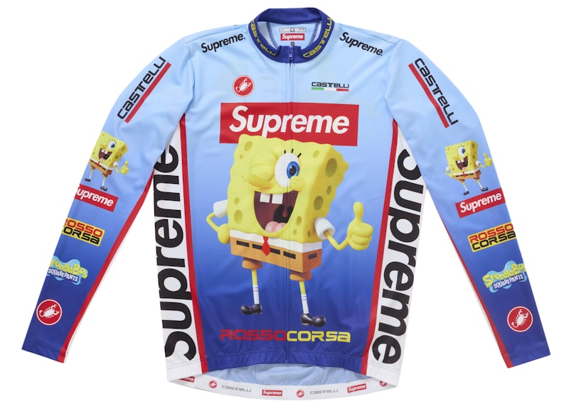 Supreme SpongeBob SquarePants Castelli L/S Cycling Jersey
