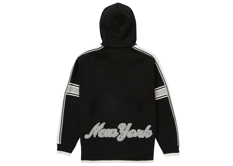 Supreme Sport Zip Up Hooded Sweater Black