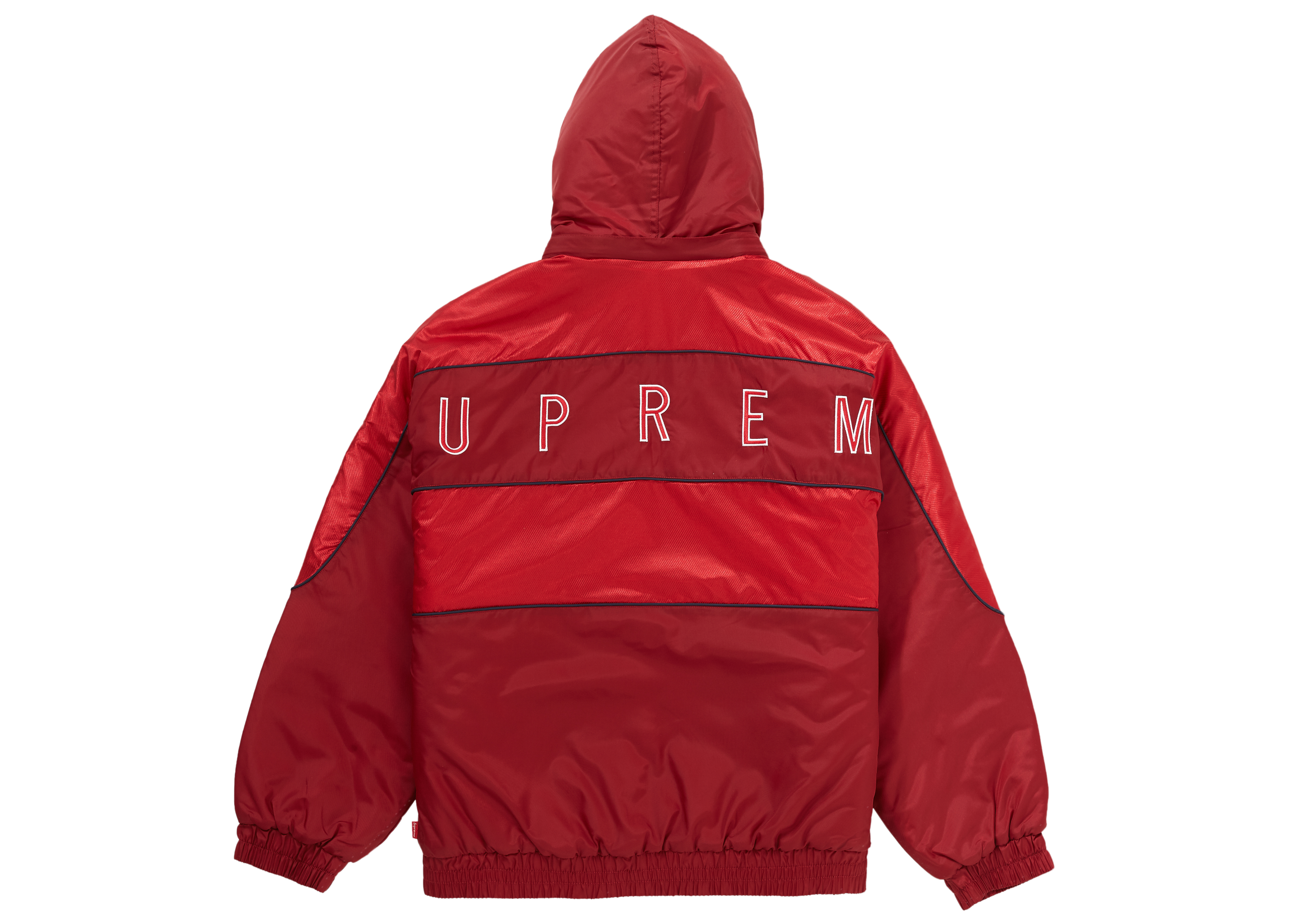 Supreme Sports Piping Puffy Jacket Red Men's - FW19 - GB