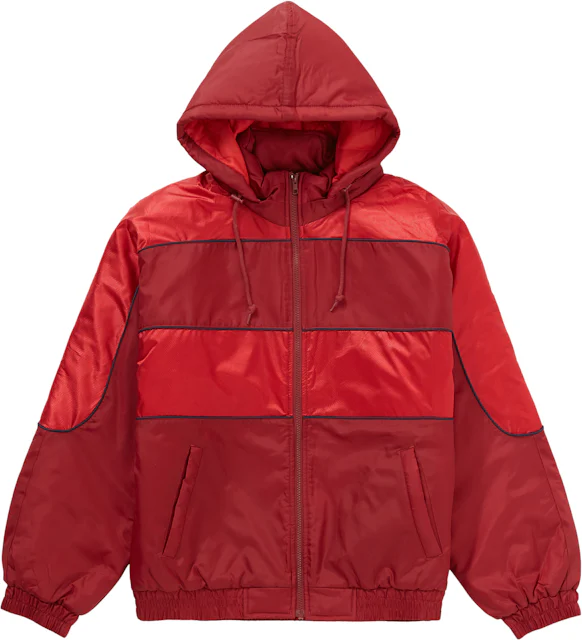Supreme Sports Piping Puffy Jacket Red 男士 - FW19 - TW