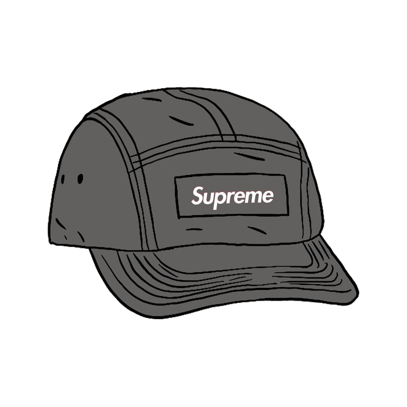 supreme spray canvas camp cap