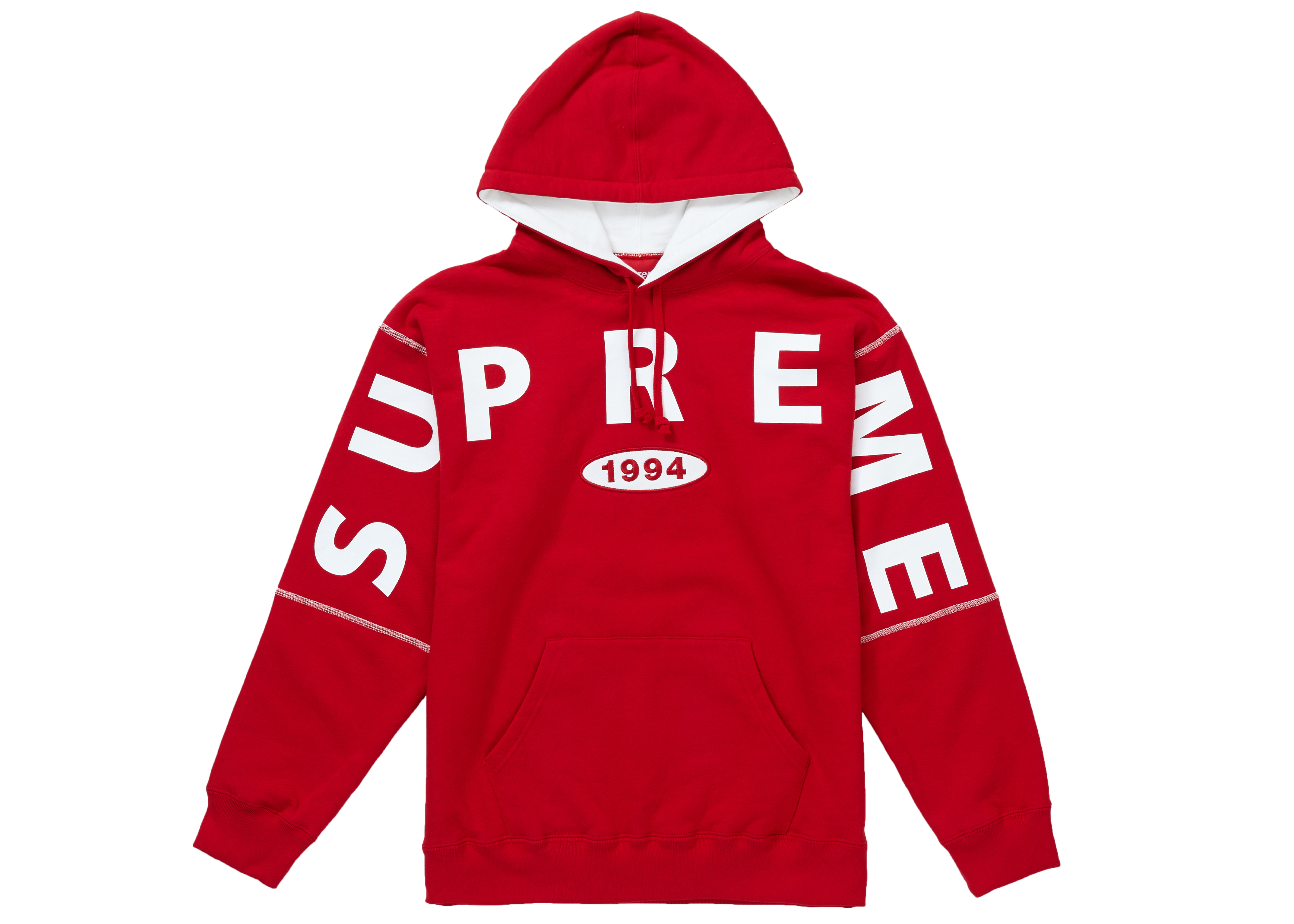 Supreme Spread Logo Hooded Sweatshirt Red メンズ - FW19 - JP