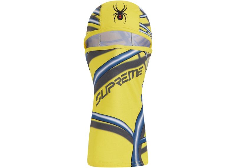 Supreme Spyder Web Lightweight Balaclava Yellow - FW22 - GB