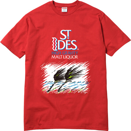 Supreme St Ides Tee Red Men's - SS16 - US