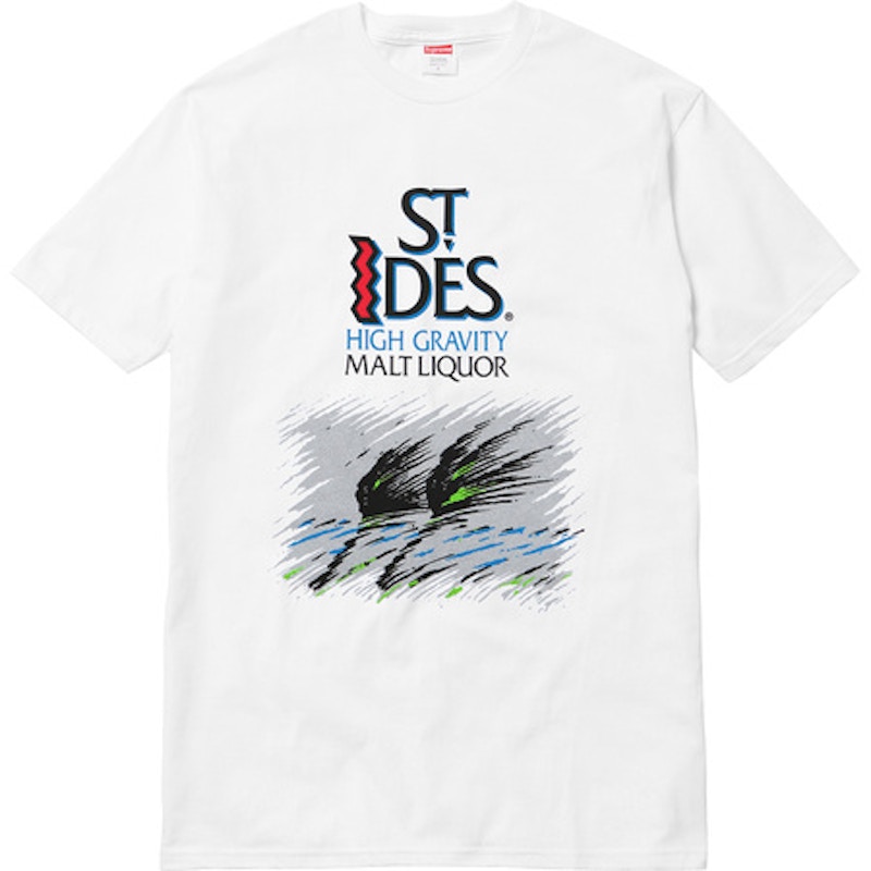 Supreme St Ides Tee White Men's - SS16 - US