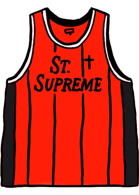 Supreme St. Supreme Basketball Jersey SS 20 - Stadium Goods