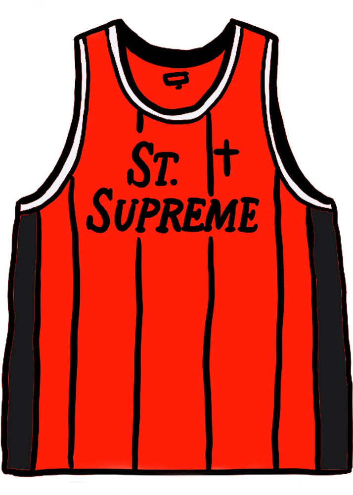 Supreme, Shirts, St Supreme Basketball Jersey Size L Stock X 27