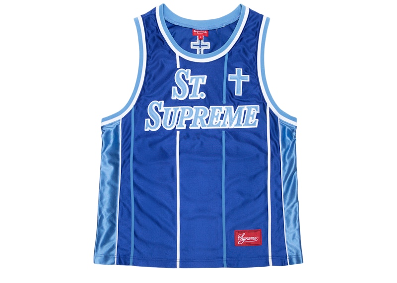 Supreme St. Supreme Basketball Jersey Royal Men's - SS20 - GB