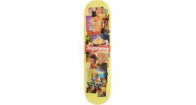 Supreme Stack Skateboard Deck Yellow