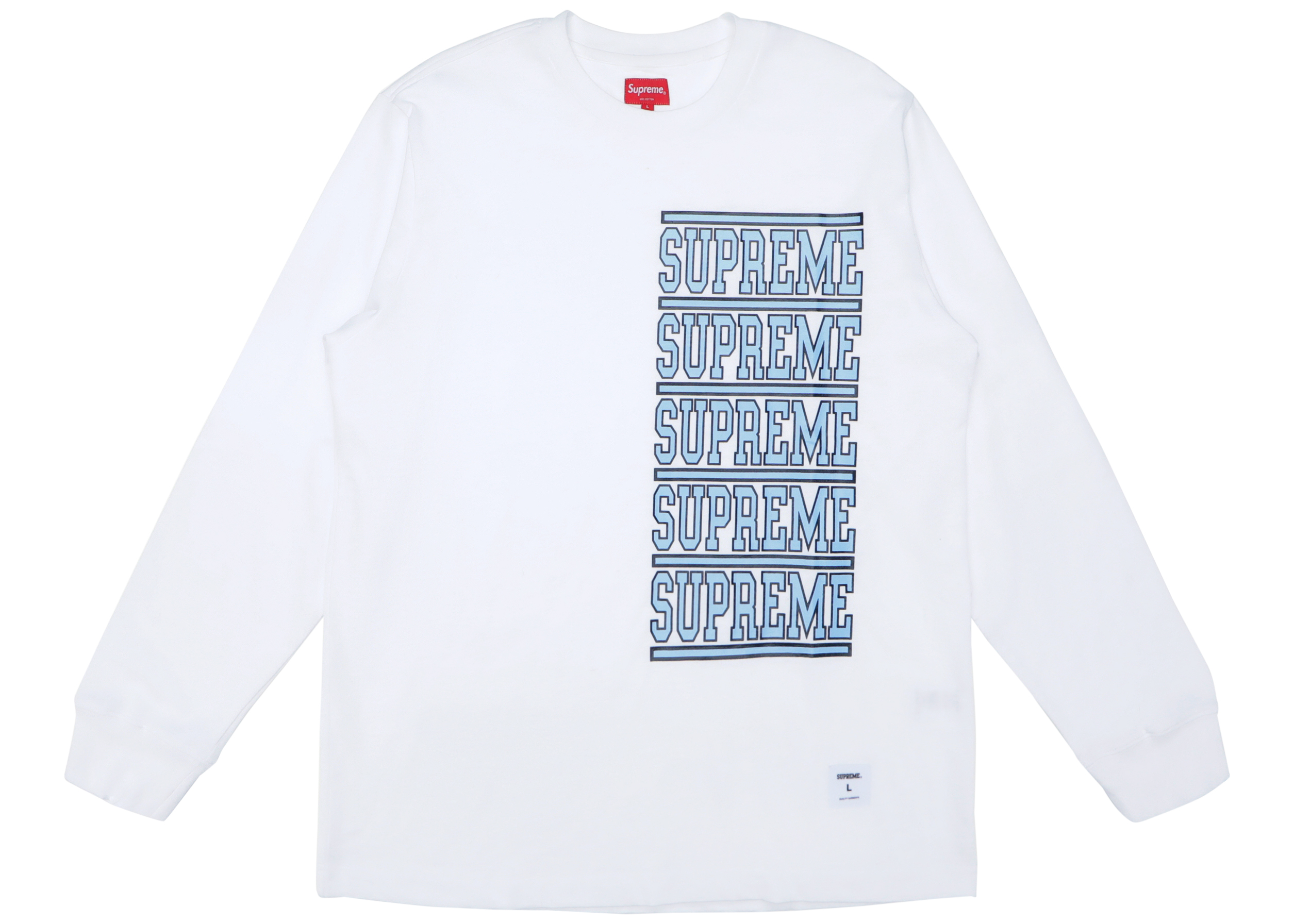 Tシャツ/カットソー(七分/長袖)supreme シュプリーム stacked L／S top 