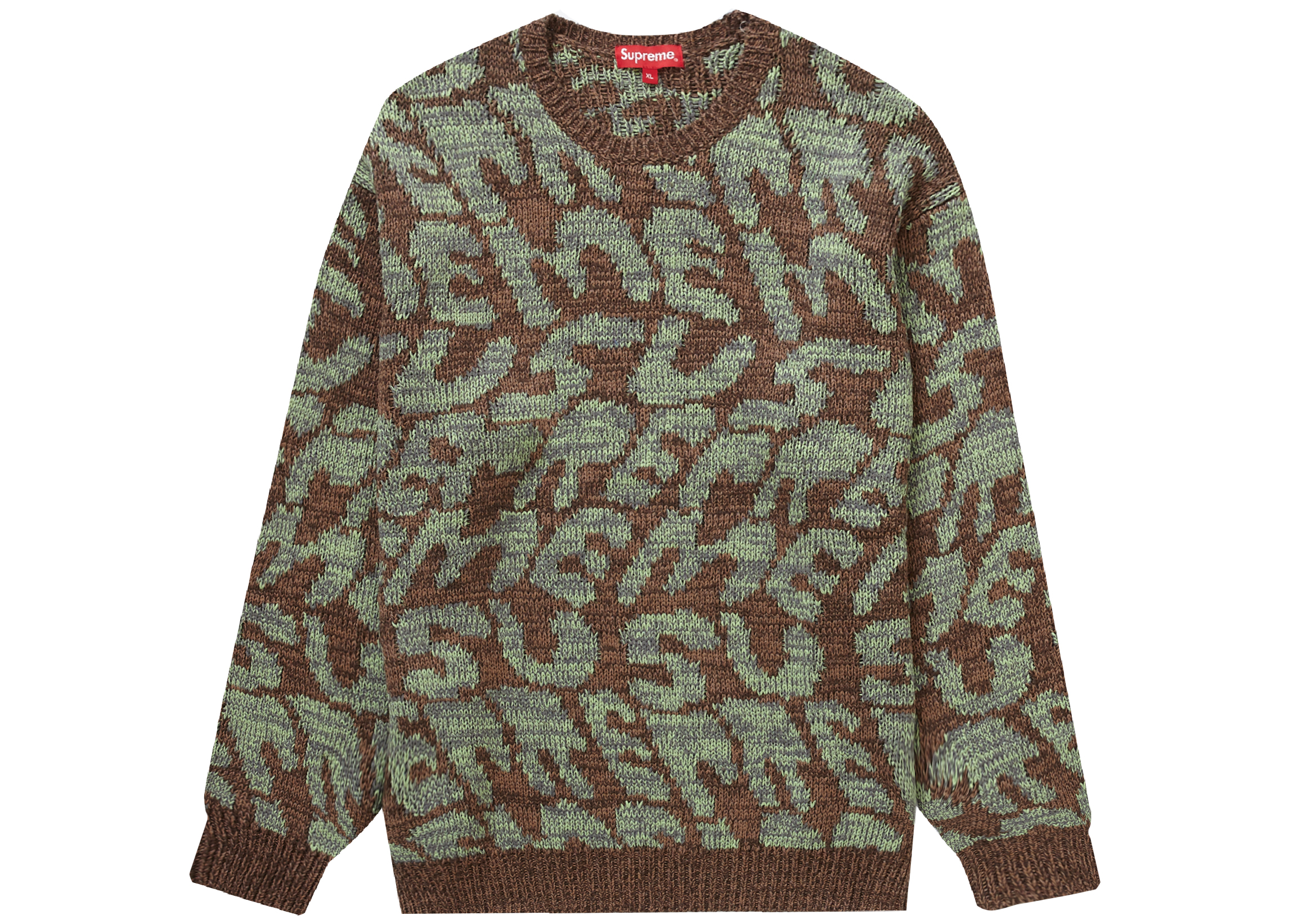 Supreme Stacked Sweater Brown - SS23 Men's - US