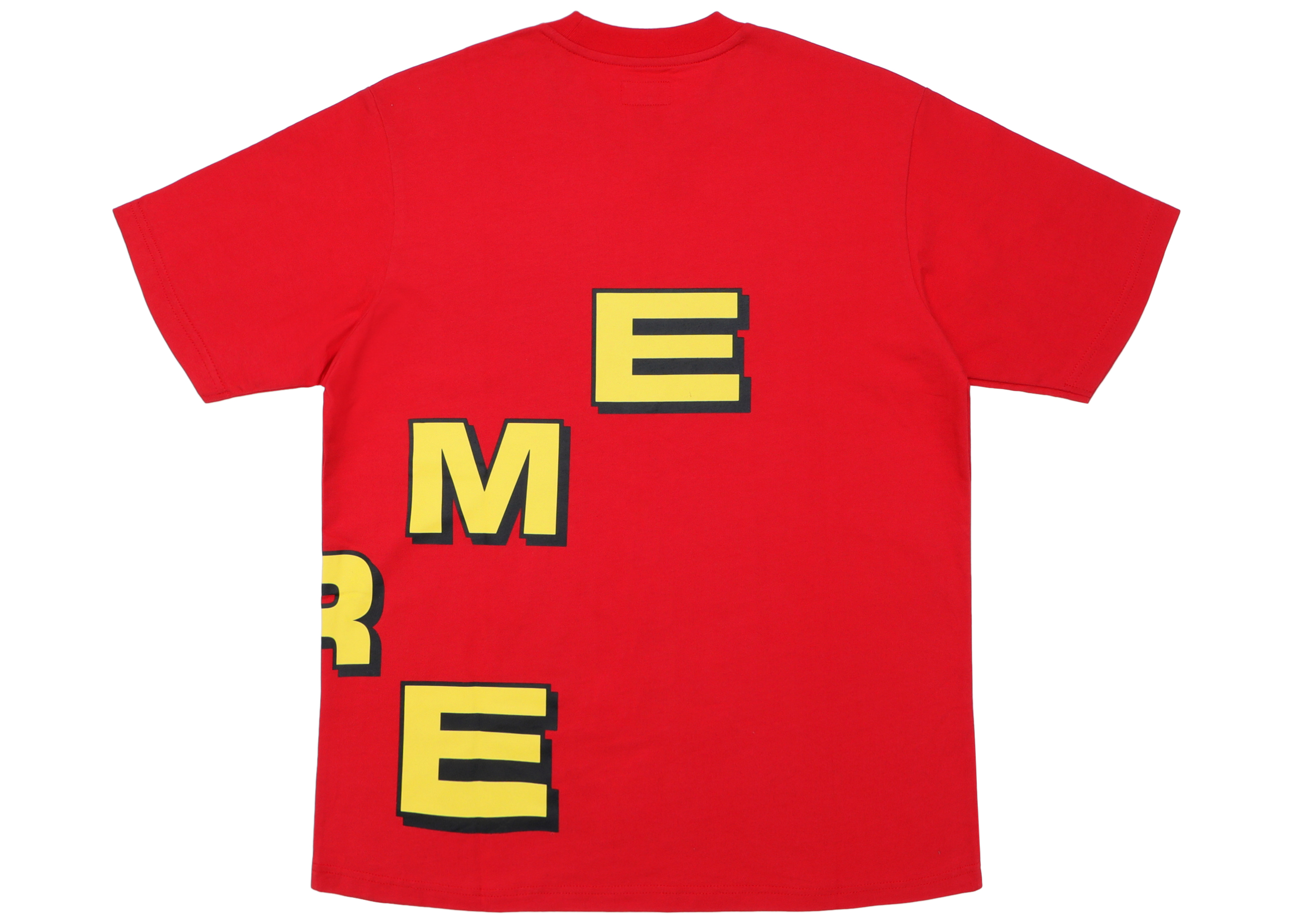 Supreme Stagger Tee Red