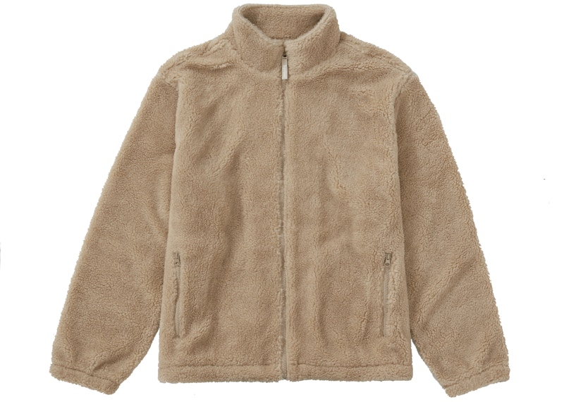 Supreme Star Fleece Jacket Natural メンズ - SS22 - JP