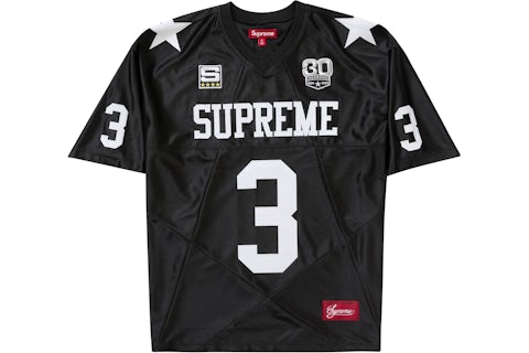 Supreme Star Football Jersey Black Men's FW24 US