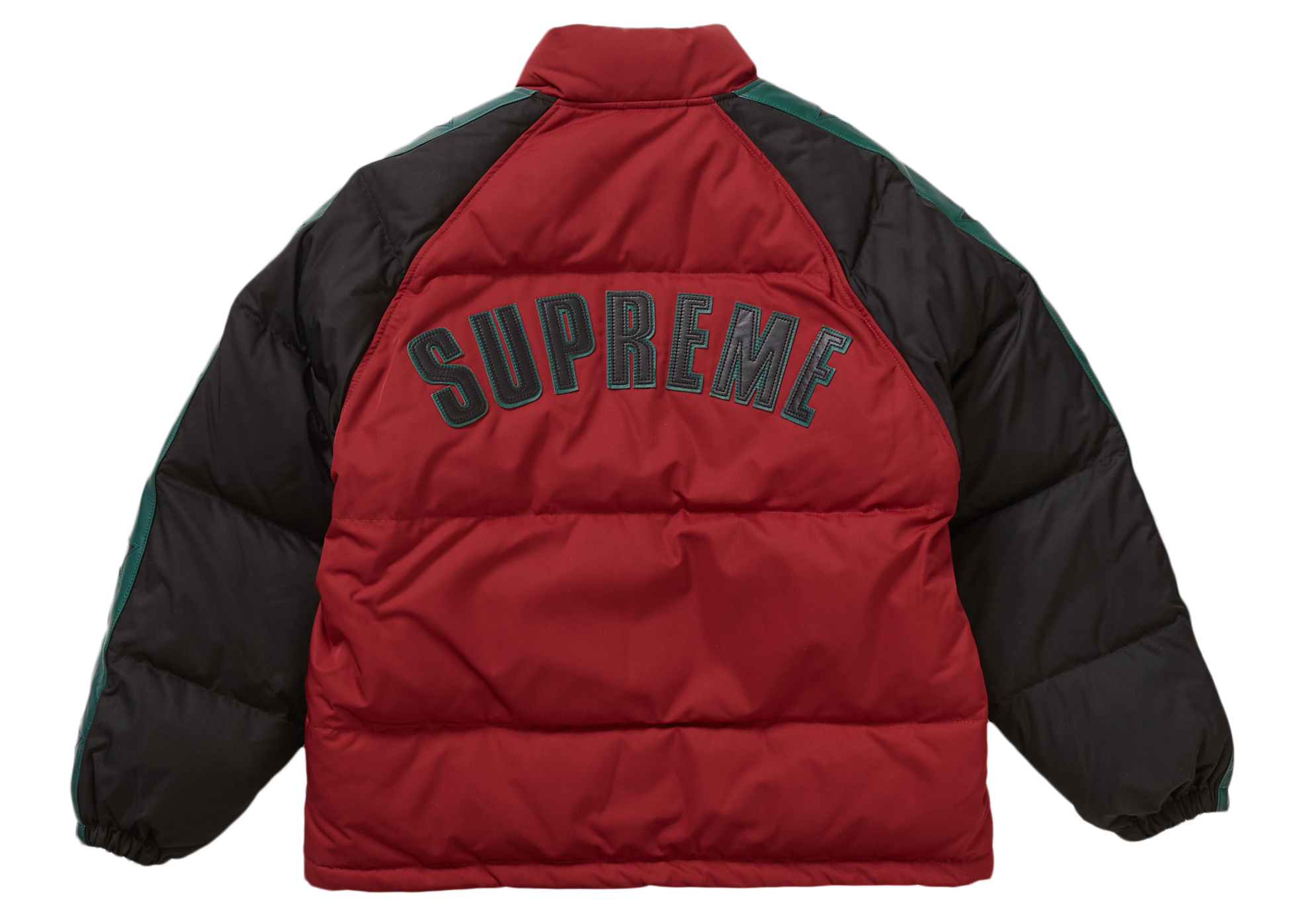 Supreme Star Sleeve Down Puffer Jacket Red Men's - FW23 - US
