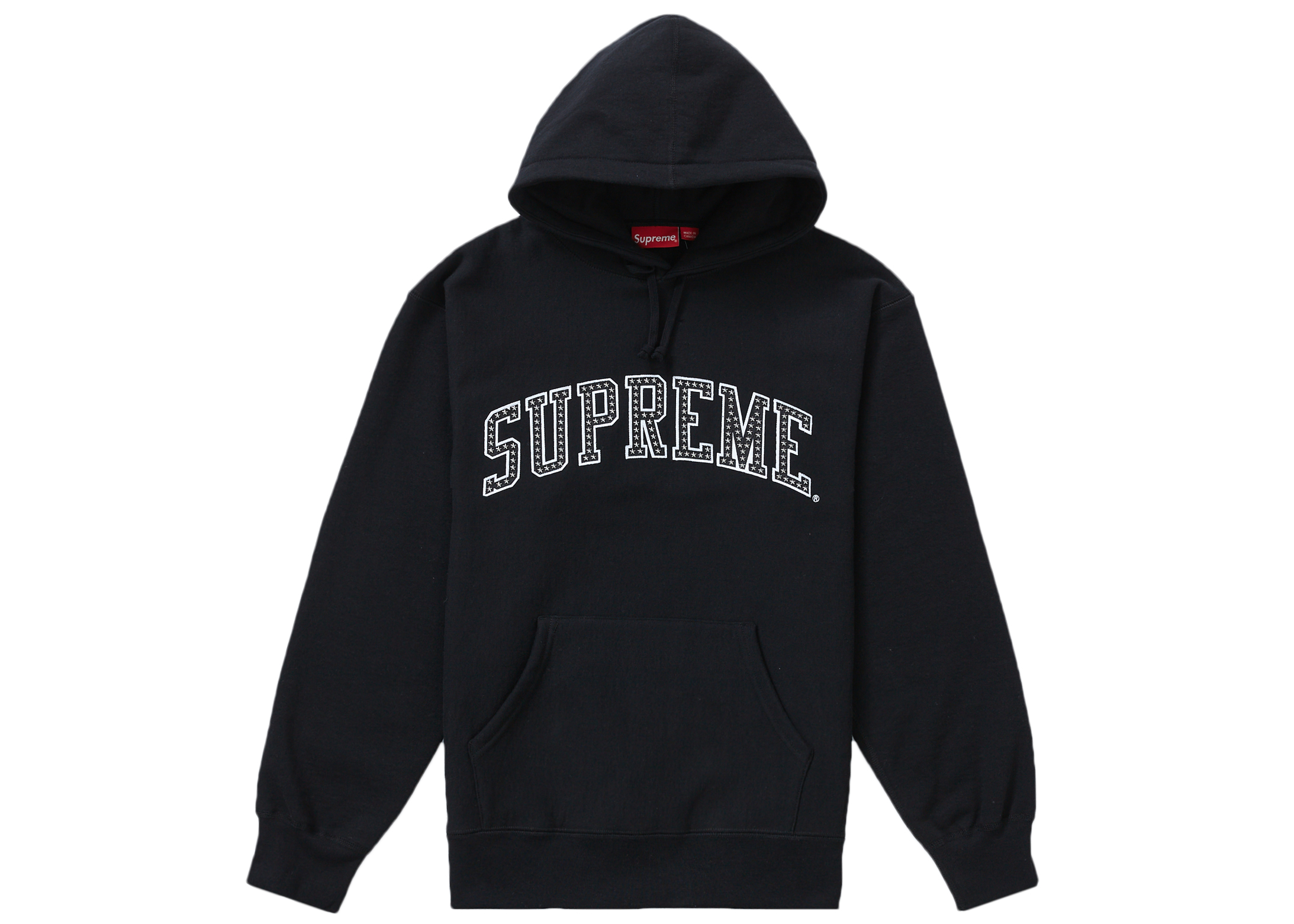 supreme black ark hooded sweatshirt