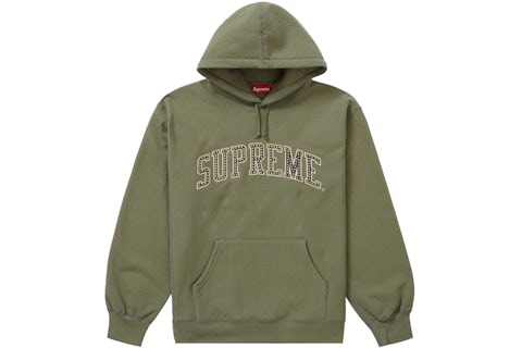 Supreme Stars Arc Hooded Sweatshirt Light Olive Men's SS22 US