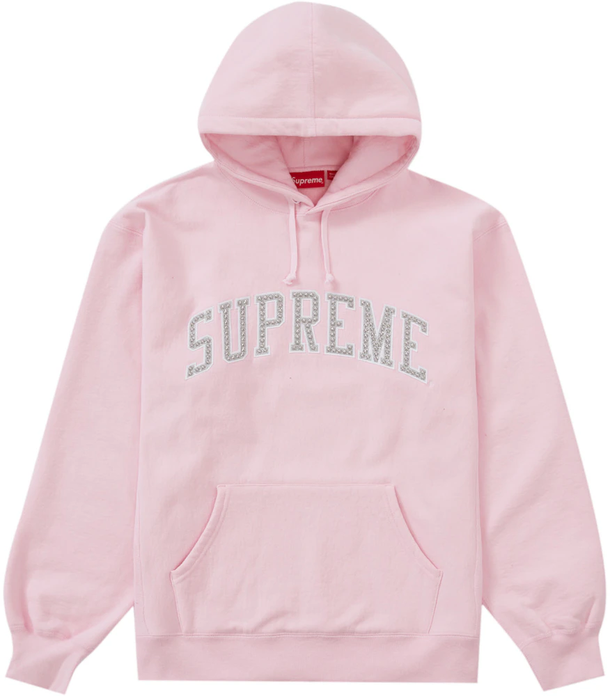 Supreme Stars Arc Hooded Sweatshirt Light Pink Men's - SS22 - US