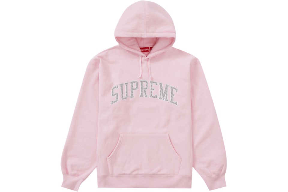 Supreme Stars Arc Hooded Sweatshirt Light Pink