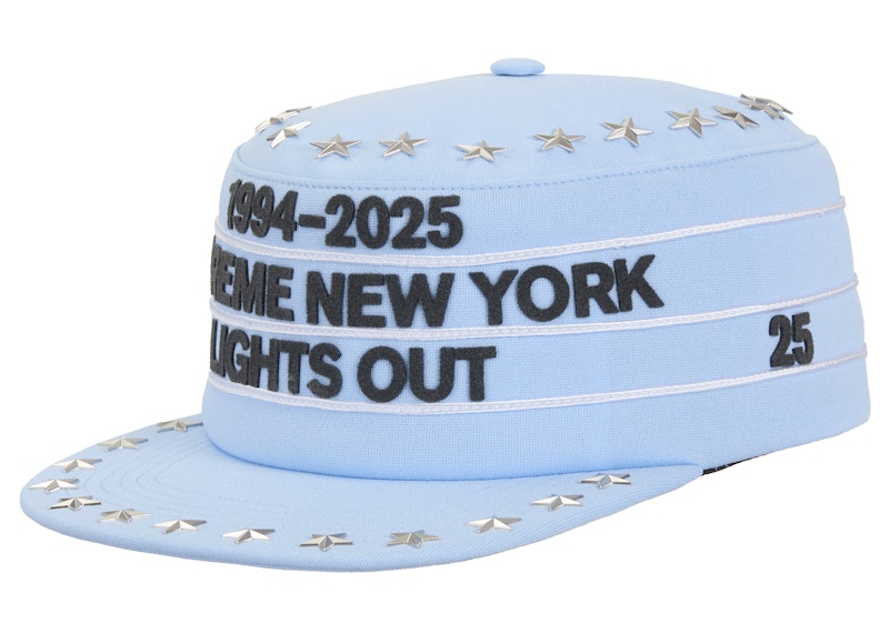 応援グッズ Supreme Stars Studded Pillbox Light Blue Stars Studded Pillbox Hat - Shop - Supreme