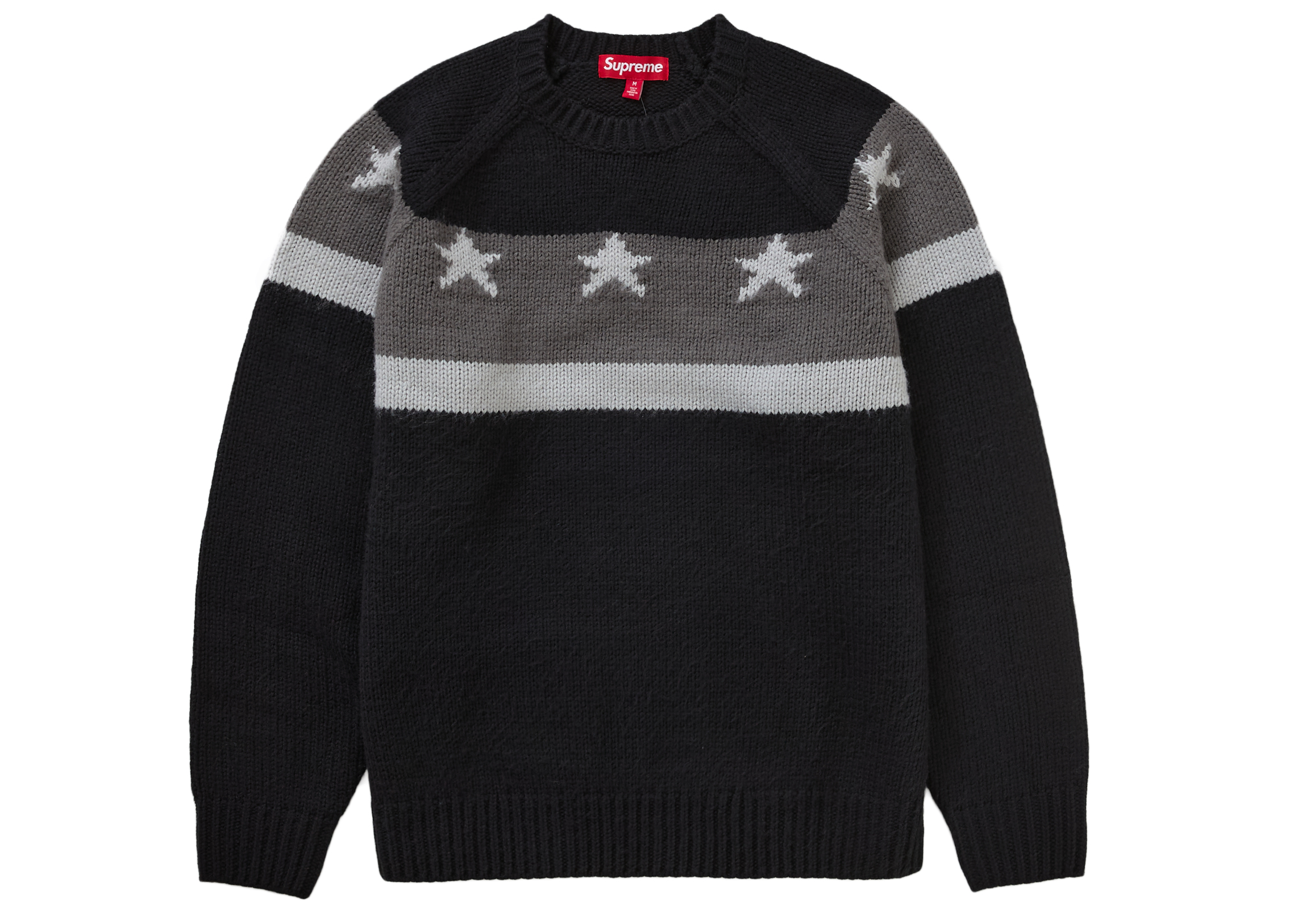 Supreme stars sweater “black”大阪店購入