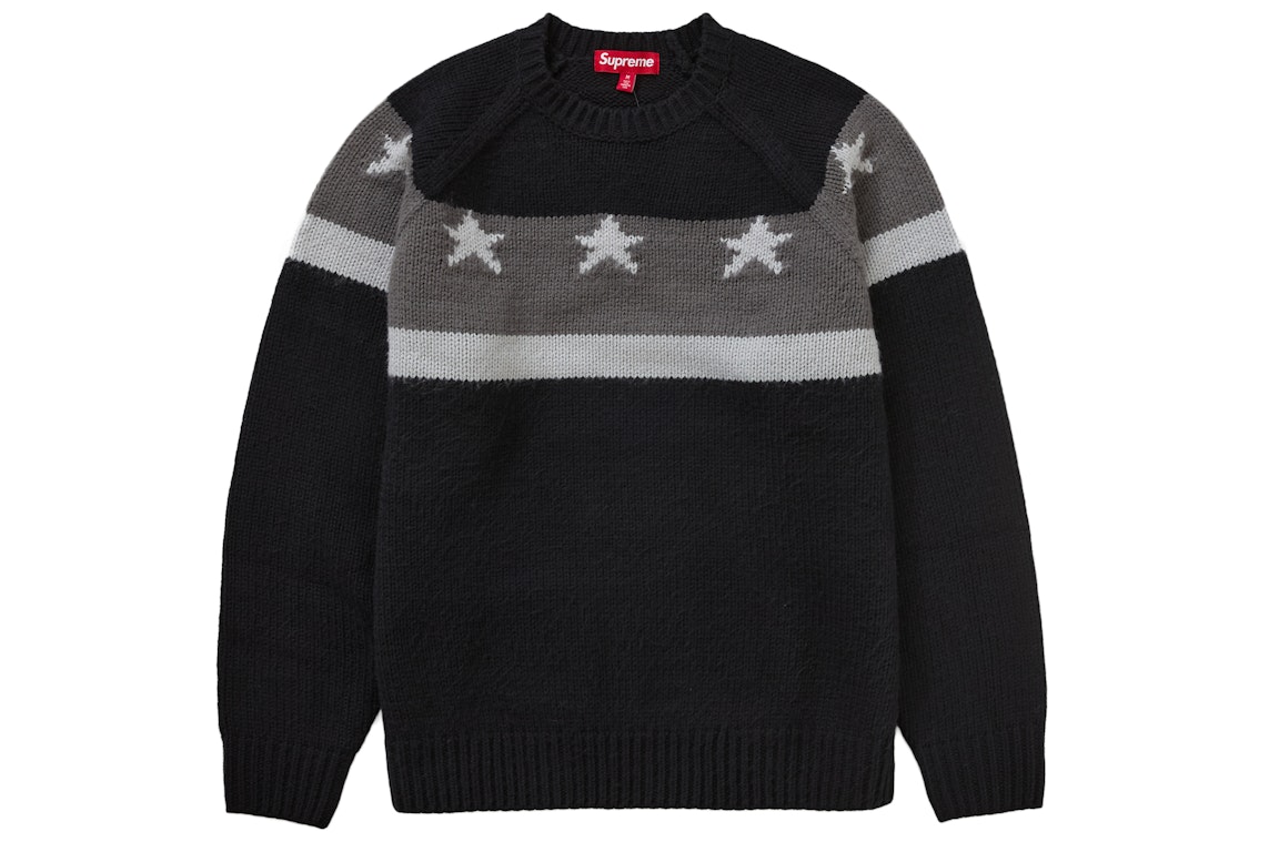 Pre-owned Supreme Stars Sweater Black