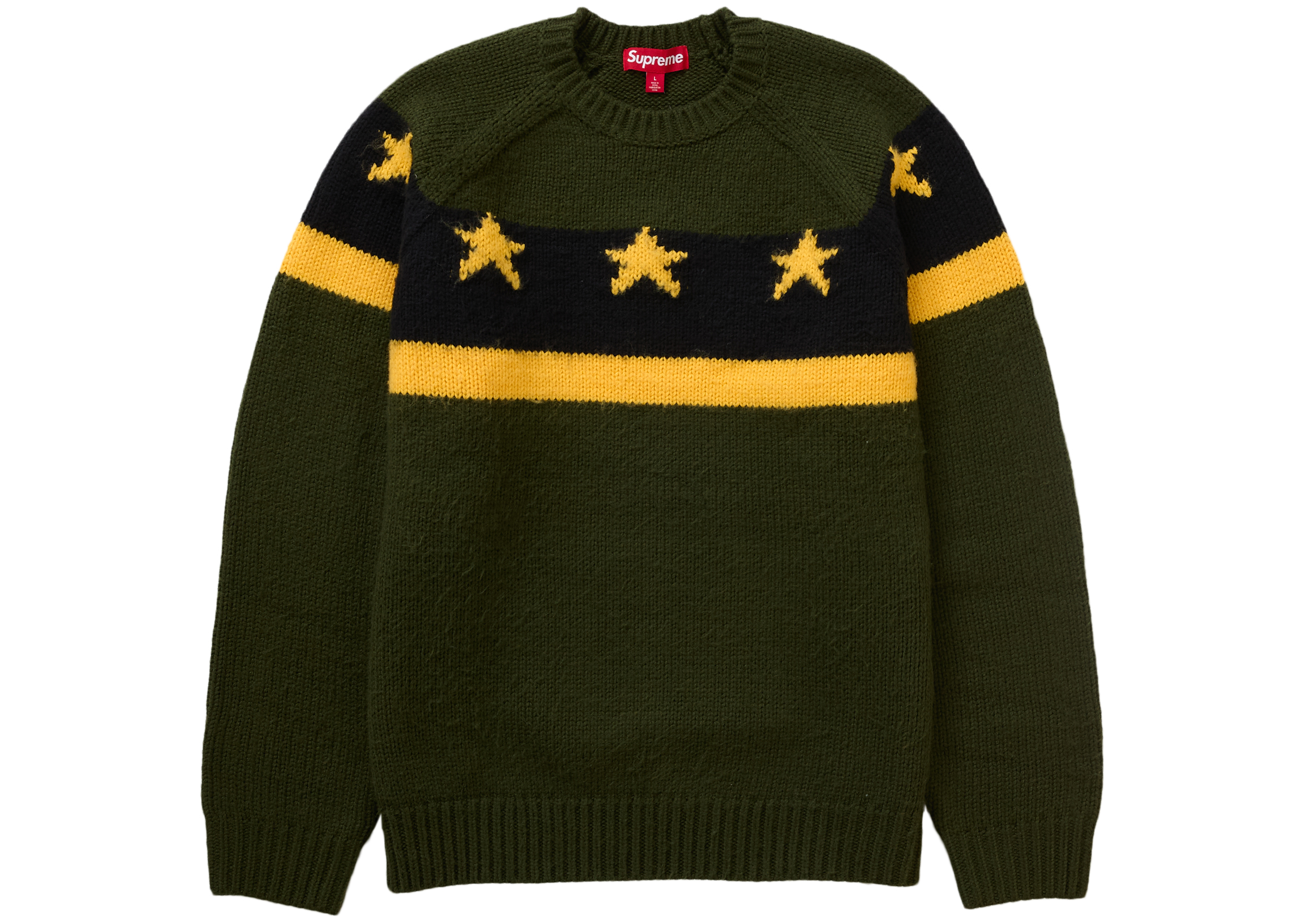 Supreme stars sweater “black”大阪店購入