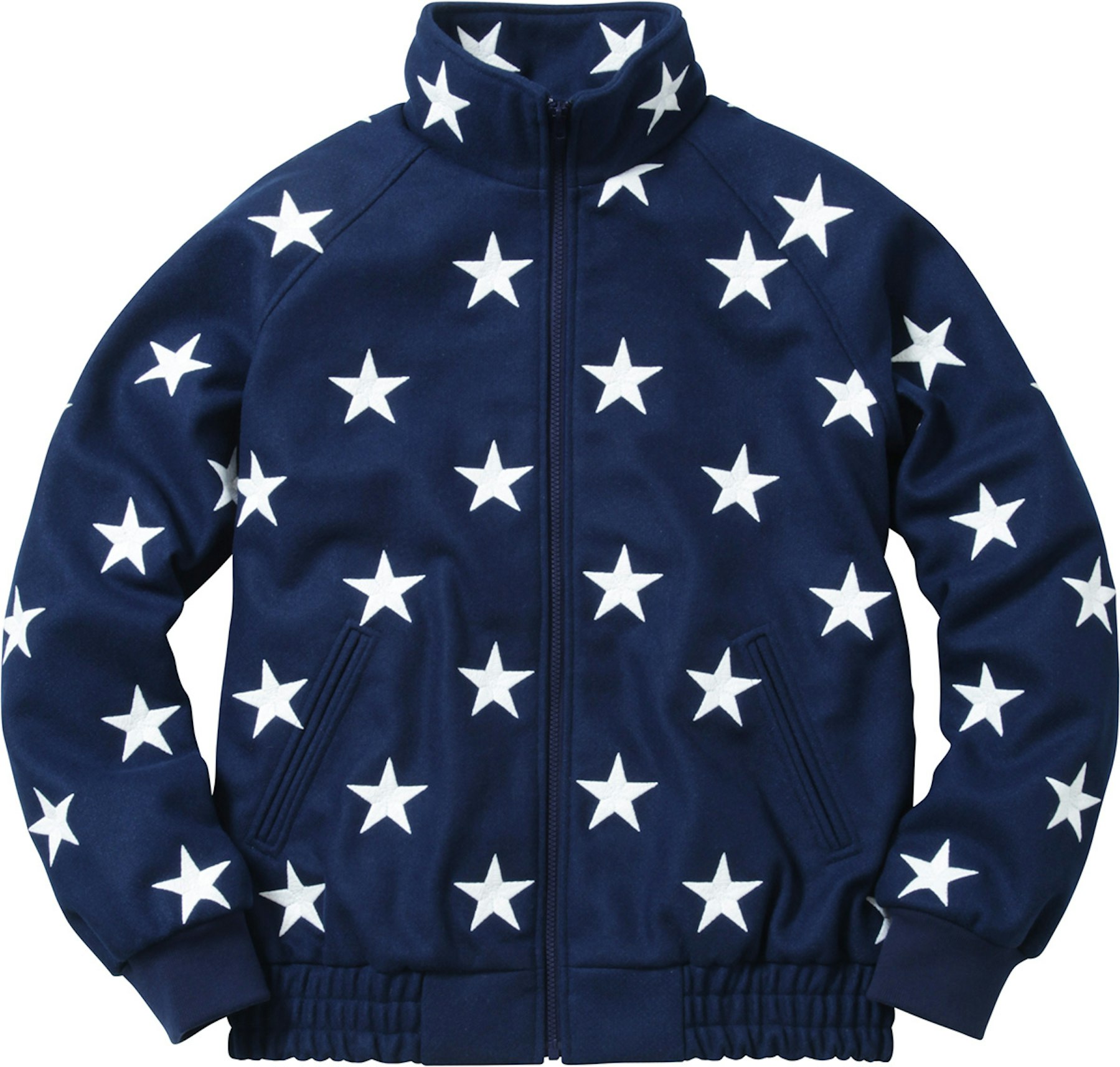 Tidlig teenager beundring Supreme Stars Zip Stadium Jacket Navy - FW16 Men's - US