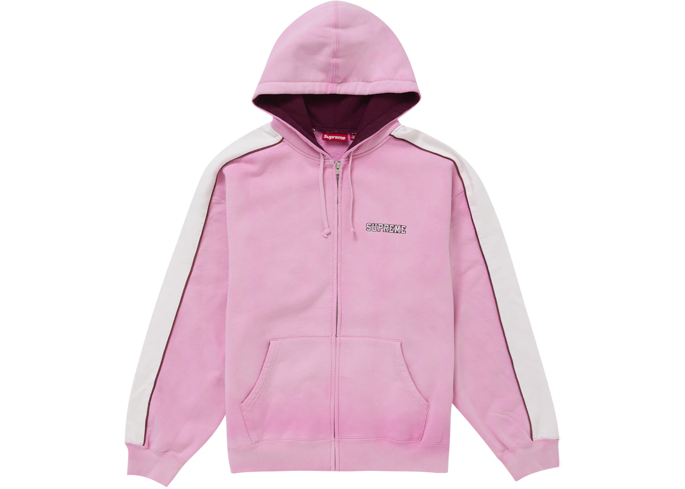 Pink Timberland Supreme Stockx Supreme State Zip Up Hooded