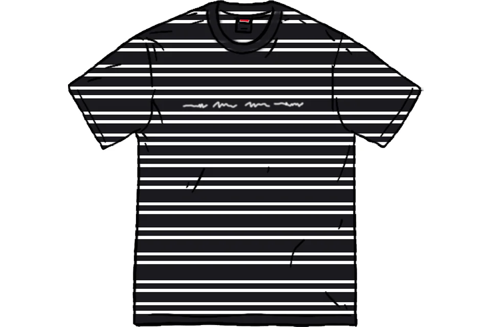 Supreme Stati Uniti Stripe S/S Top Black
