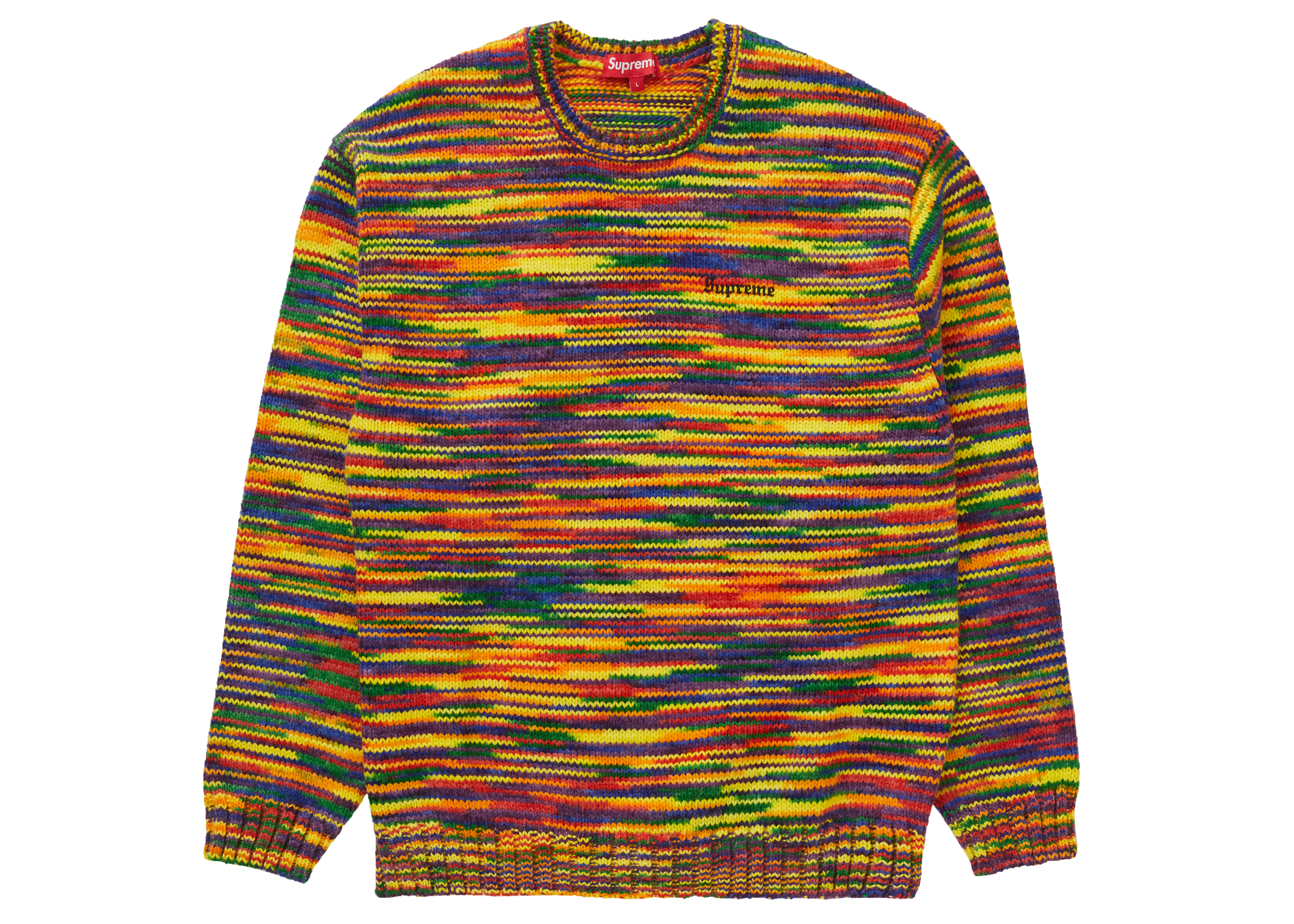 肩幅56Supreme Static Sweater Multicolor