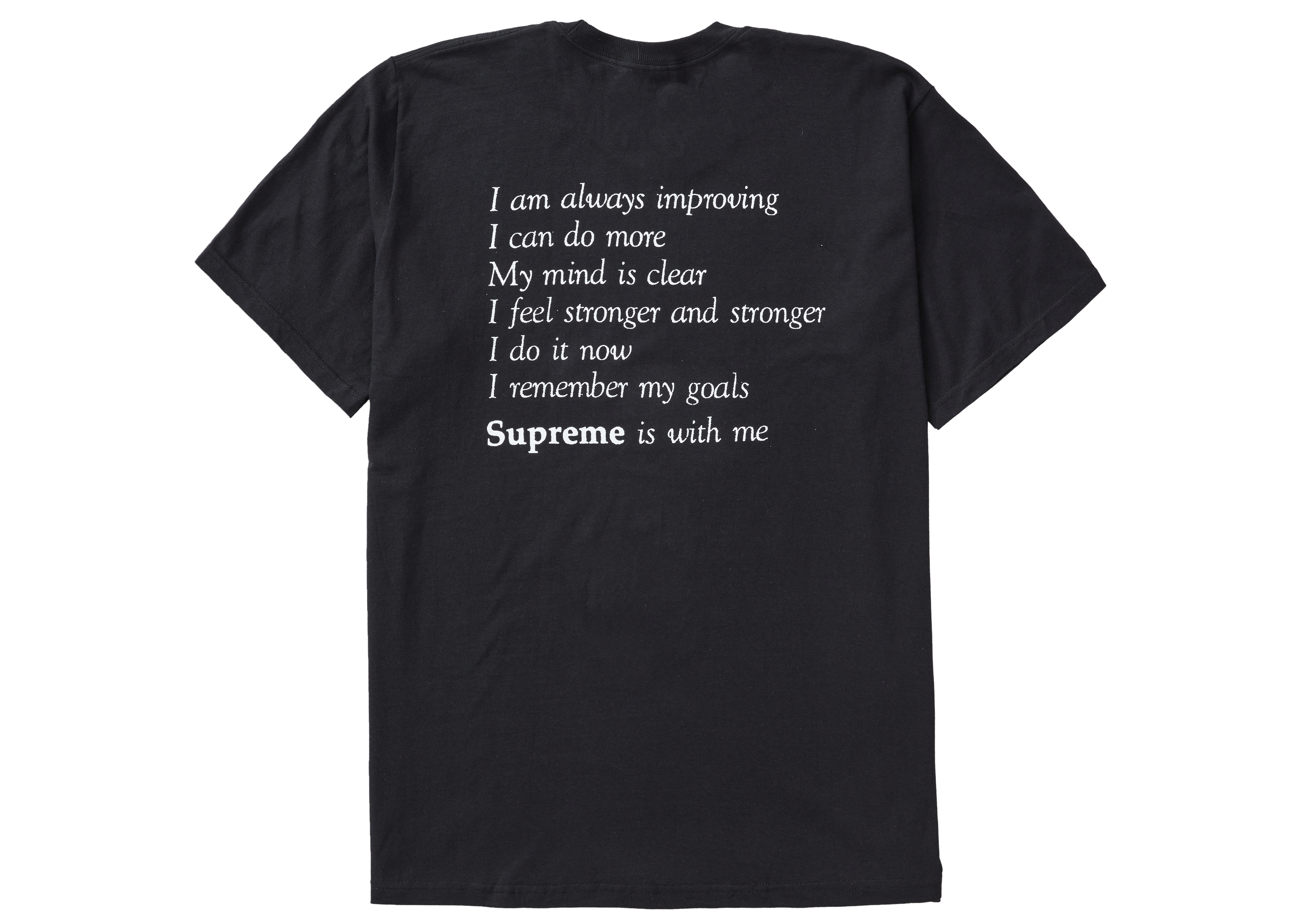 Supreme Stay Positive Tee Black