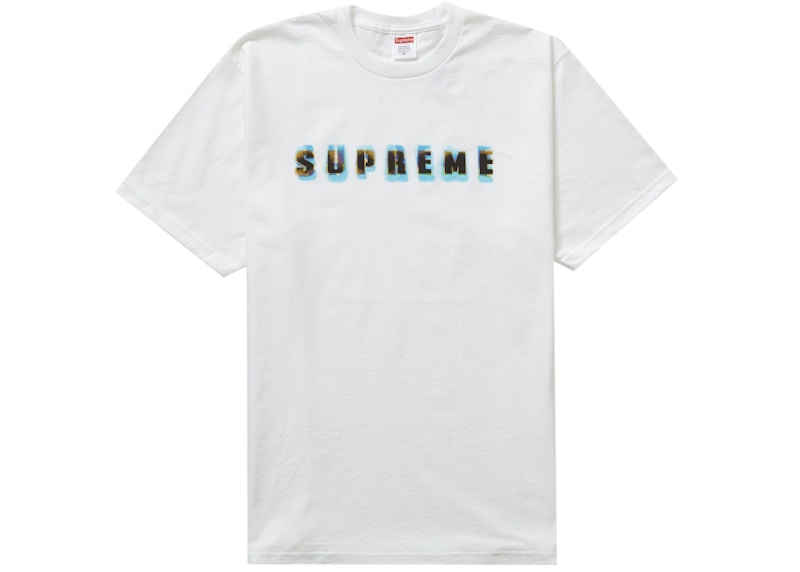 Supreme Stencil Tee White Men's - FW23 - US